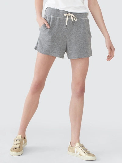 Splendid Essential Active Relay Shorts In Heather Gray