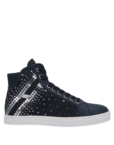 Hogan Rebel Sneakers In Dark Blue