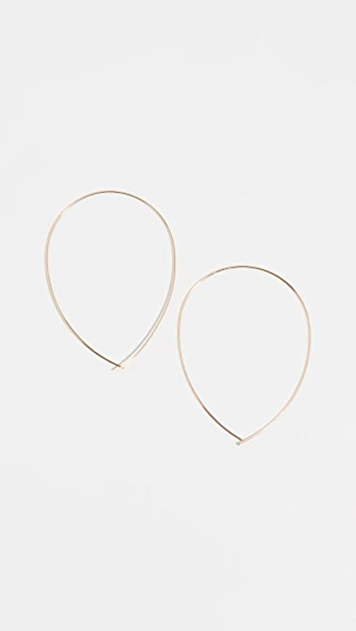 Jules Smith Girls Night Out Hoop Earrings In Yellow Gold