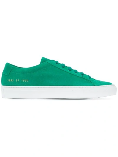 Common Projects Classic Tennis Shoes In Green