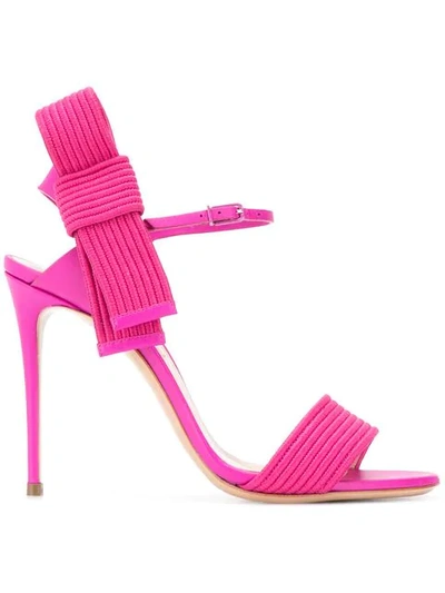 Casadei Julia Aiko Sandals In Pink