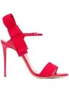 Casadei Julia Aiko Sandals In Red