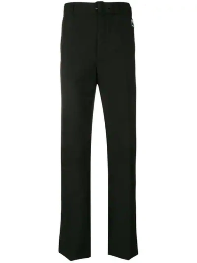 Prada Straight-leg Tailored Trousers In Black