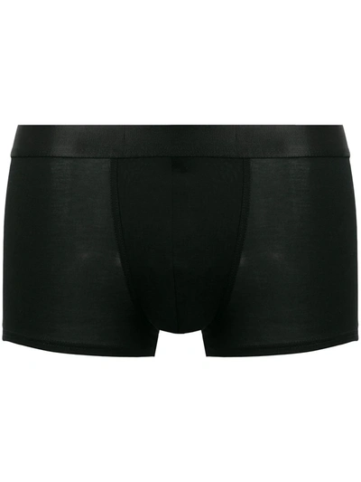 Cdlp Stretch-lyocell Boxer Briefs In Black