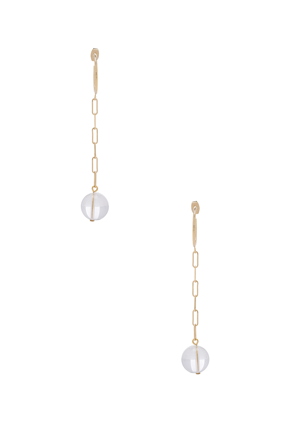 Isabel Marant Stones Earrings In Transparent | ModeSens