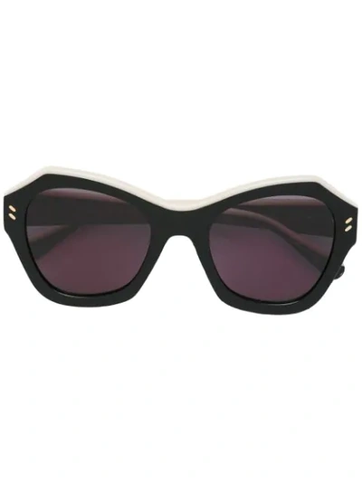 Stella Mccartney Black Oversized Sunglasses