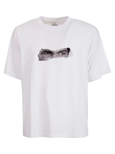Marcelo Burlon County Of Milan Ali Eyes T-shirt In White Multi