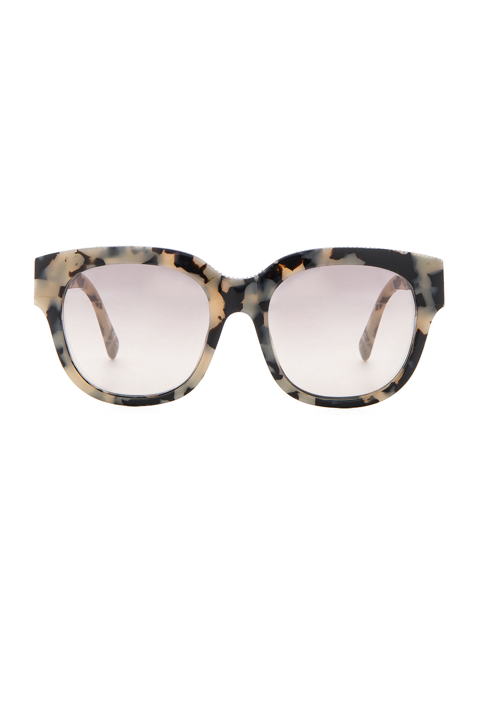 Stella Mccartney Square Sunglasses In White Havana Modesens 