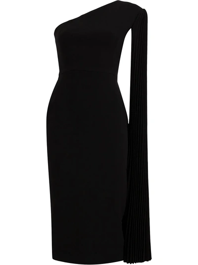 Alex Perry Lorin One-shoulder Dress - Black