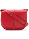 Apc Flap Crossbody Bag In Red