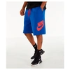 Nike Men's Sportswear Alumni Fleece Shorts, Blue - Size Med