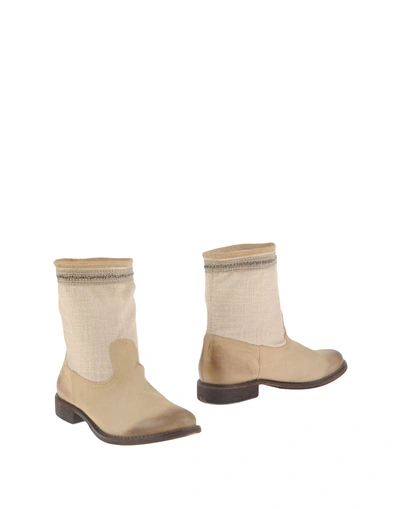 Twinset Ankle Boot In Beige