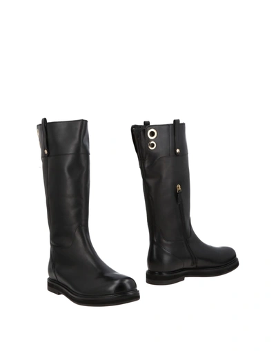 Twinset Knee Boots In Black