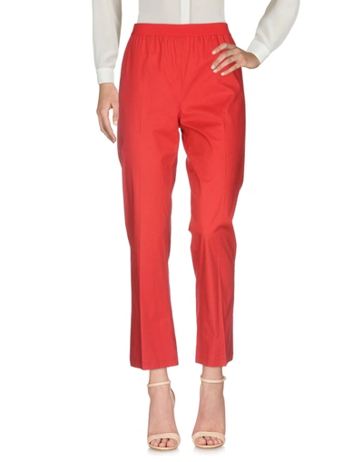 Twinset Pants In Red