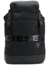 Diesel Monochrome Backpack In Black