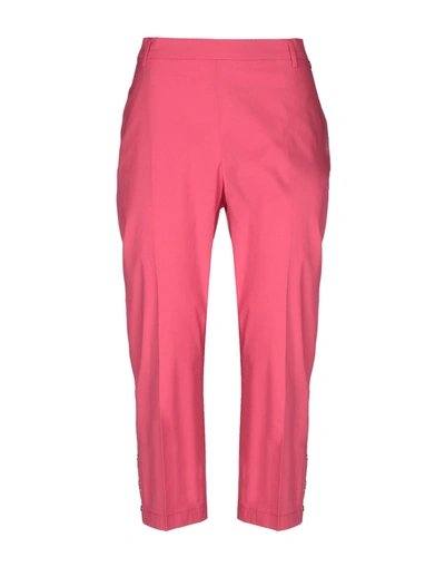 Twinset Cropped Pants In Fuchsia