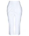Twinset Cropped Pants In White
