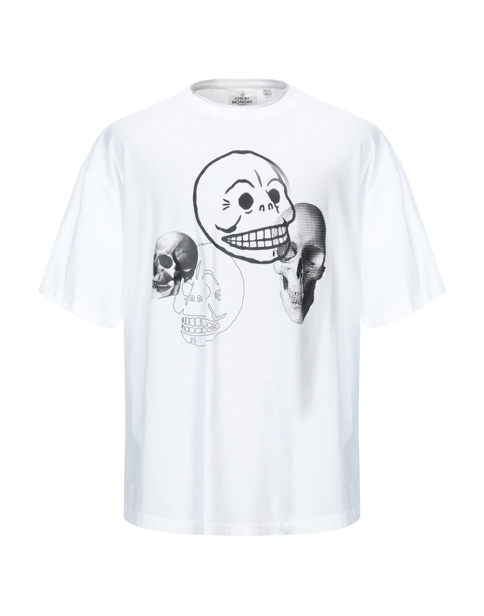 Cheap Monday T-shirt In White | ModeSens