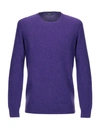 Drumohr Sweaters In Dark Purple