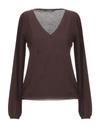 Laura Urbinati Sweater In Dark Brown