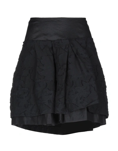 Dondup Mini Skirt In Black