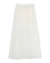 Ermanno Scervino Long Skirts In White