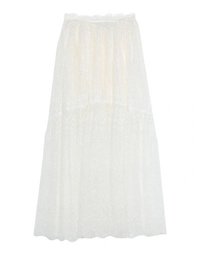 Ermanno Scervino Long Skirts In White