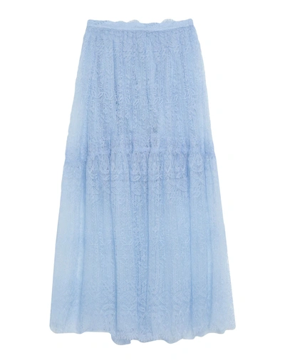 Ermanno Scervino Maxi Skirts In Blue