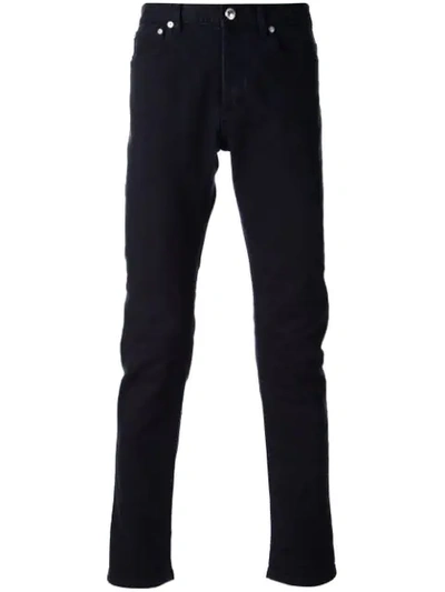 Apc Standard Jeans In Blue