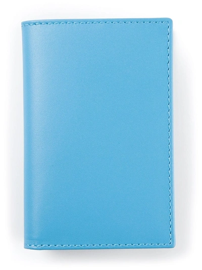 Comme Des Garçons Wallet Bi-fold Wallet - Blue In Blue