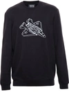 Markus Lupfer Space Jet Print Sweatshirt - Black
