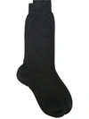 Fashion Clinic Timeless Knitted Ankle Socks In Grey