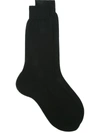 Fashion Clinic Timeless Knitted Ankle Socks In Black