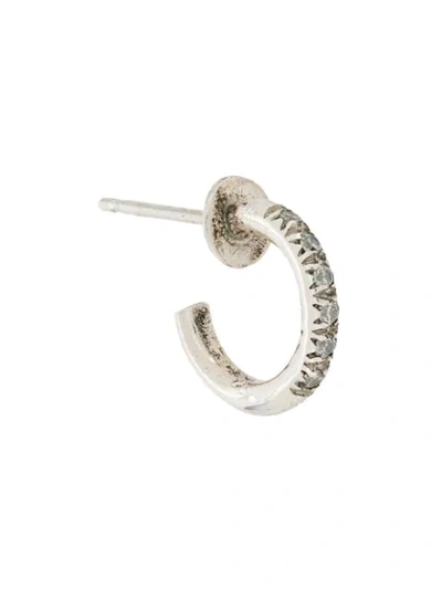 Angostura Half-hoop Earrings In Gold-silver