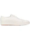 Santoni Basic Lace-up Sneakers - White