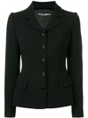 Dolce & Gabbana Fitted Blazer In Black