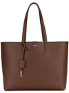 Saint Laurent Large Shopper Tote In Brown