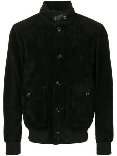 Tom Ford Bomber Jacket In Black