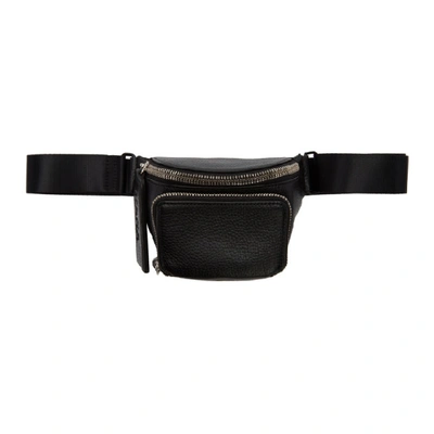 Kara Leather Bum Bag - Black