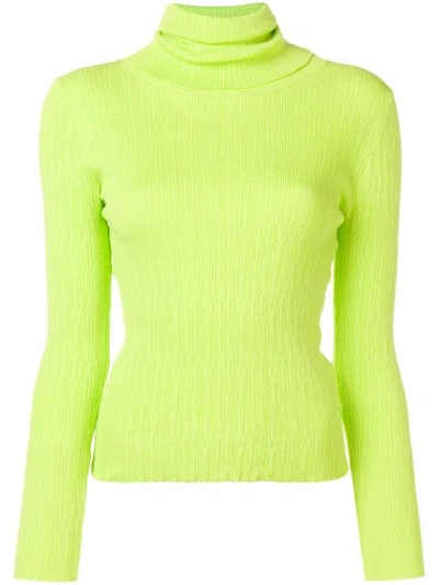 Simon Miller Roll Neck Jumper In Green