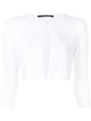 Antonino Valenti Cropped Cardigan In White