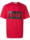 Msgm Logo T In Red