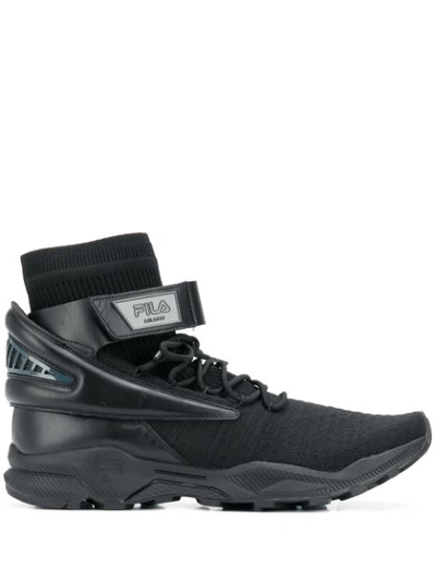 Fila Frachey Crossover Sneakers In Black