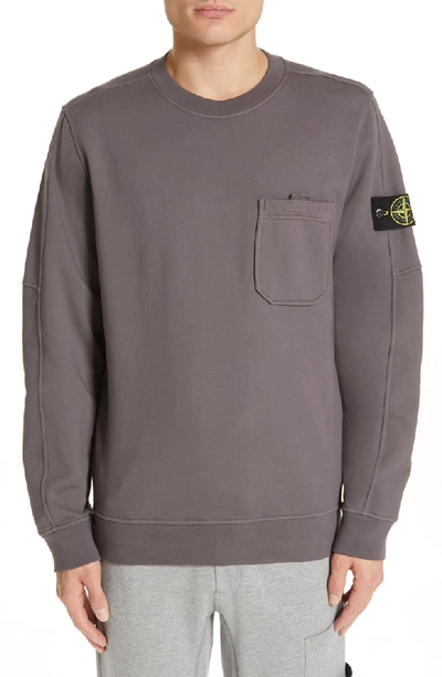 Stone Island Pocket Sweatshirt In Blue | ModeSens