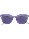 Dior Square Frame Sunglasses In Blue