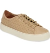 Frye Lena Woven Low Top Sneaker In Cream