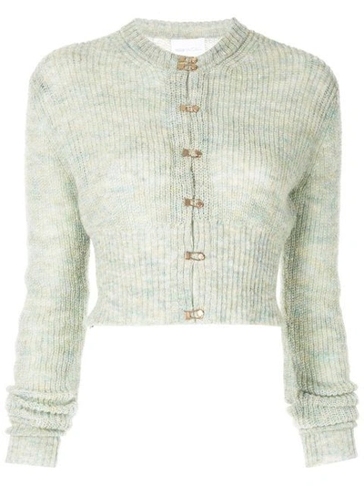 Alice Mccall Cropped Cardigan In Green