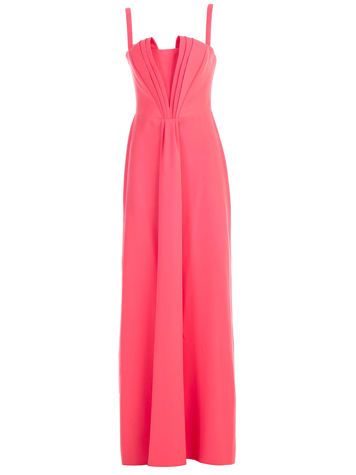 Emporio Armani Stiff Bodice Dress In Arancione | ModeSens