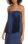 Vince Pleated Camisole In Hydra