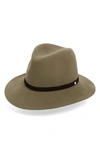 Rag & Bone Floppy Wool Fedora - Green In Pale Army